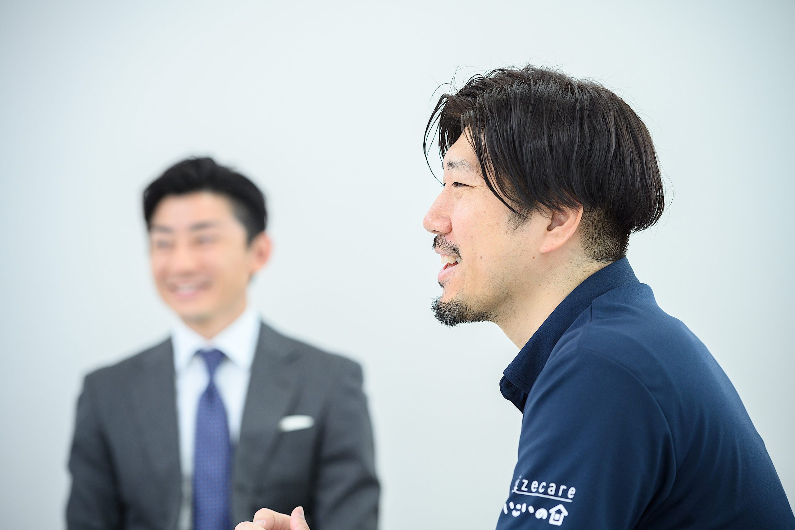 インタビュー風景の写真